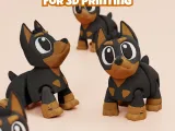 Articulated dobarman terrier STL & 3MF-4