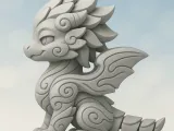 Chibi Wind Dragon Flexi Articulated Tail-0