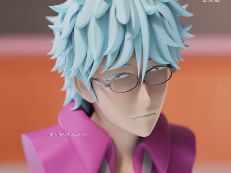 Sakata Gintoki - 3 Nen Z Gumi Ginpachi Sensei Bust Figure