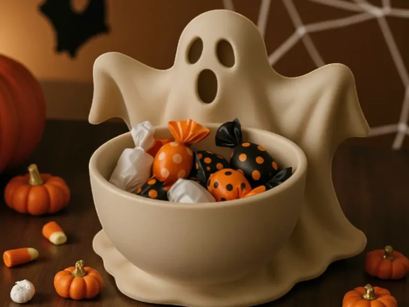 Little Ghost - Candy Holder - Halloween Decoration