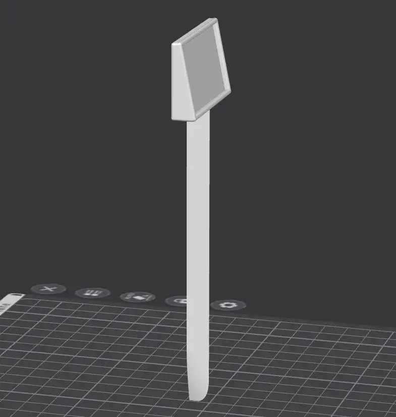 Garden label (only 7g, 15 cm height, strong, no support)