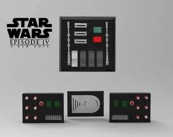 darth vader chest plate and belt a new hope