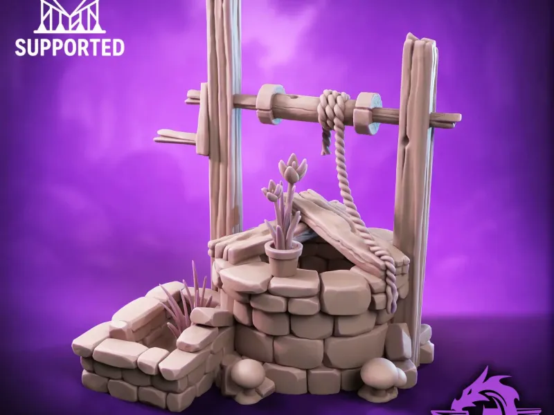 Old Well: Village Scatter Terrain