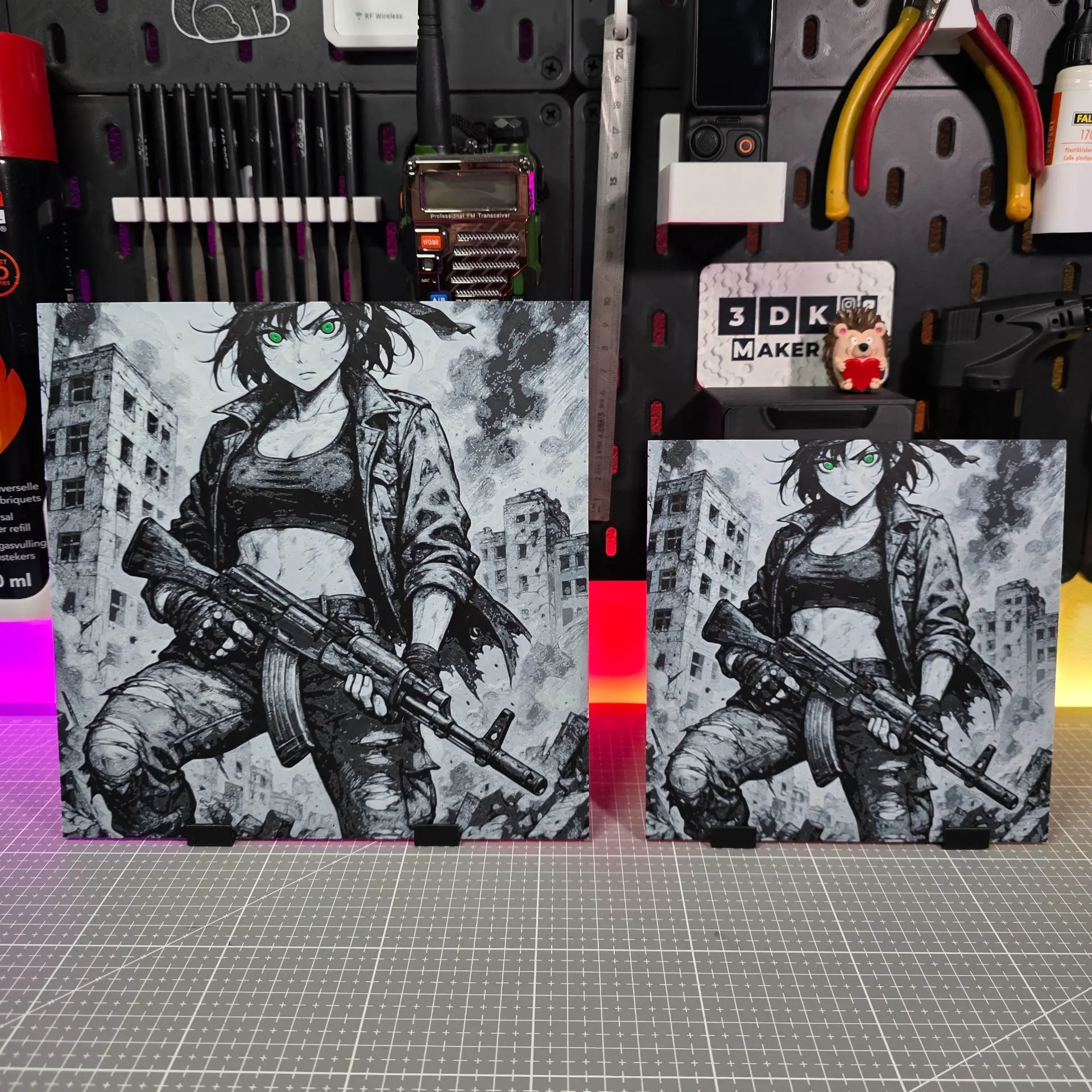 Girl Anime AKM – Hueforge – 4 Colors