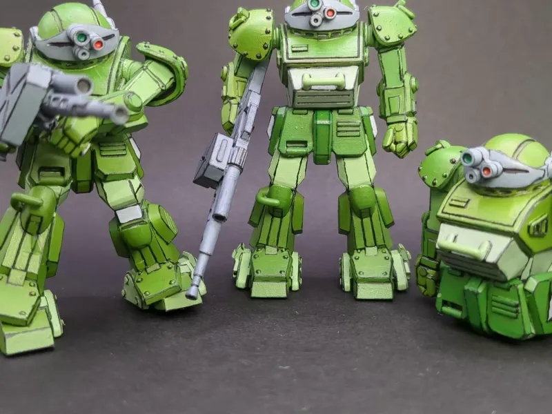 Paquete de Miniaturas Mecánicas Scopedog