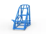 Frame of Quarter Midget Scale 1:16-3