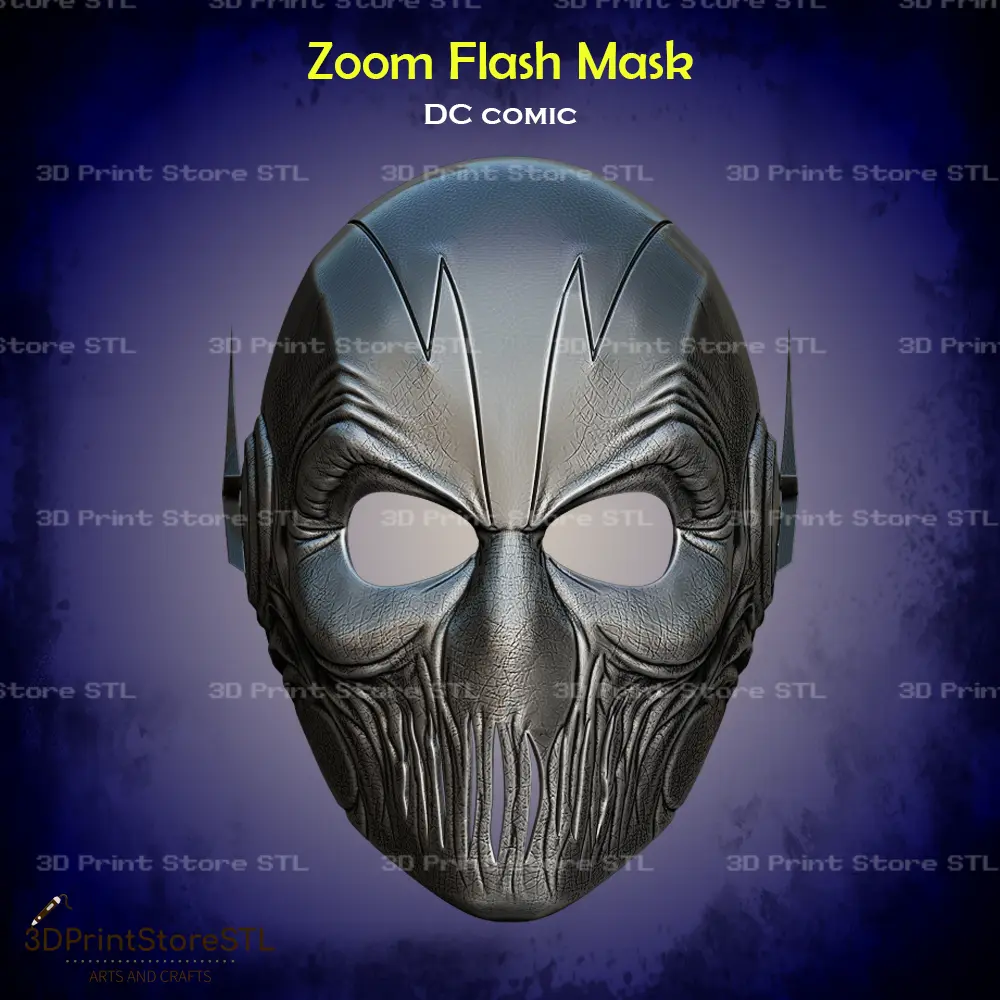 Zoom Flash Mask Cosplay DC - STL File