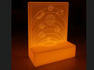 Glowing Solar System