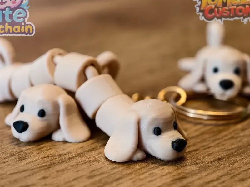 Cute Dog Keychain – Long Edition