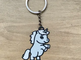 Llavero unicornio 9