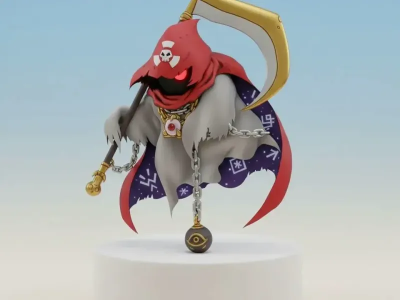 Fantomon Digimon Creature Model