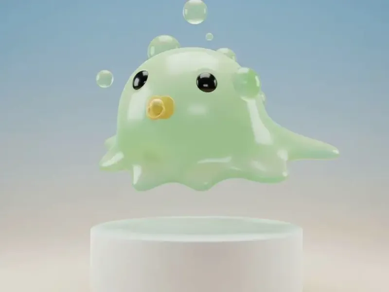 Bubbmon Digimon Creature Model