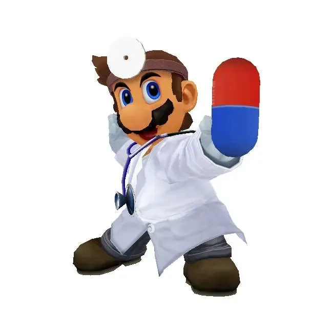 Super Smash Bros Melee - Dr Mario Trophy Gamecube