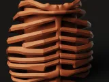Ribcage Skeleton Planter | Gothic Anatomy Flower Pot-3