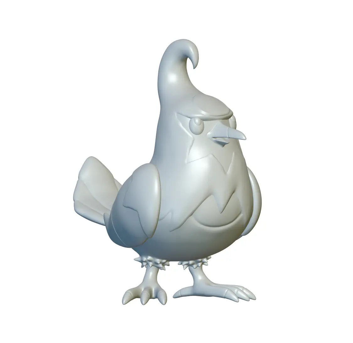Pokemon Staravia #397 - Ready for 3D Printing!