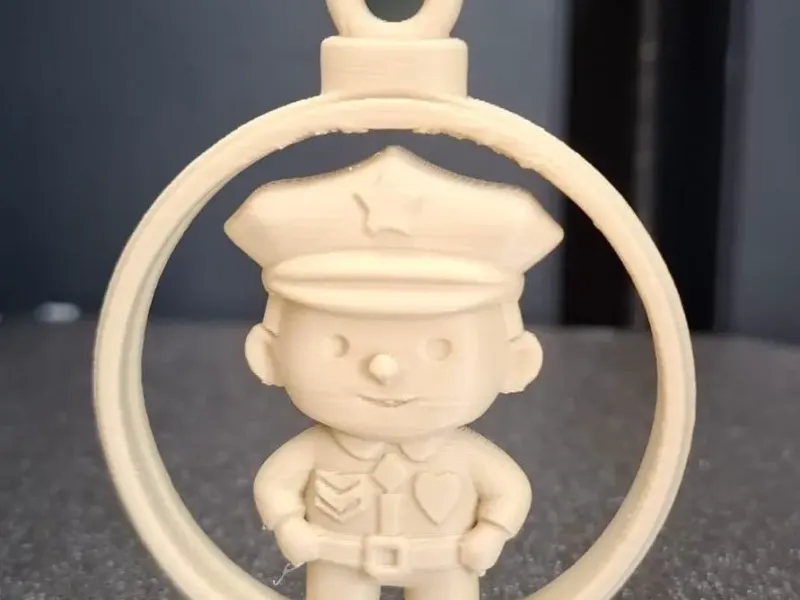Friendly Neighborhood Police Officer Ornament