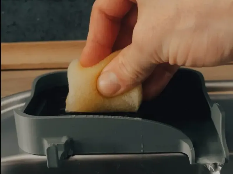 Soporte para esponja/paño (Sistema de drenaje).