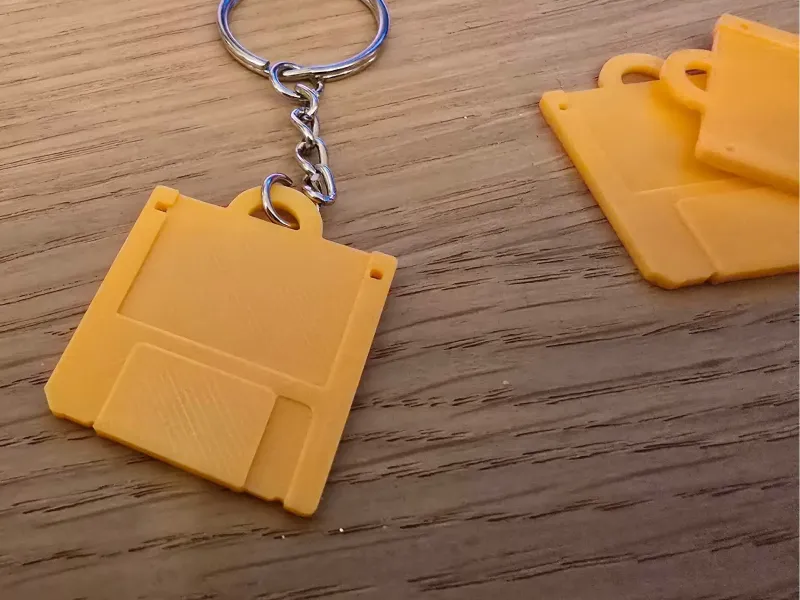 Disketten-Schlüsselanhänger | Floppy Key Chain