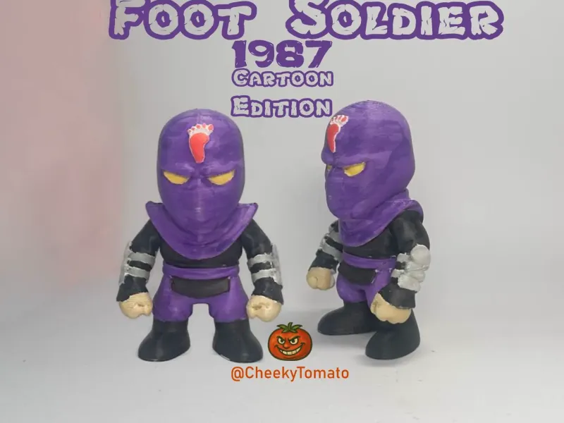 Foot Ninja – Figurina DeskBuddy TMNT 1987