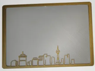 Thessaloniki Skyline Photo Frame (10x15cm) – Minimal 3D Mode