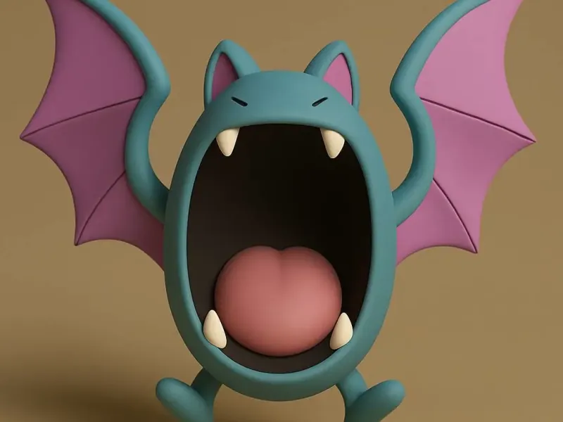 Golbat Pokemon Chibi