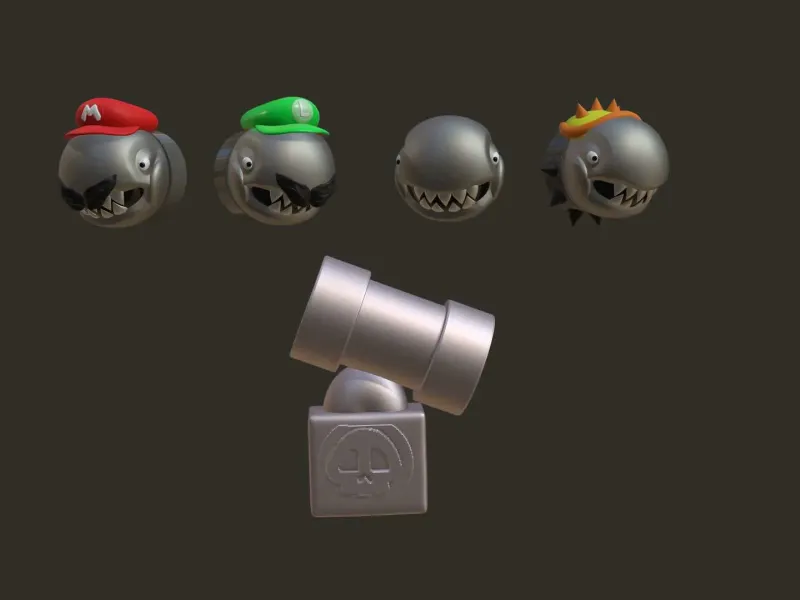The Inspired Mario Bros Bullet Collection Set