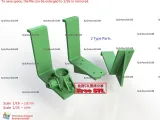 Tiger tank Late Front Headlight Mount and Bracket.(STL-35-16-2