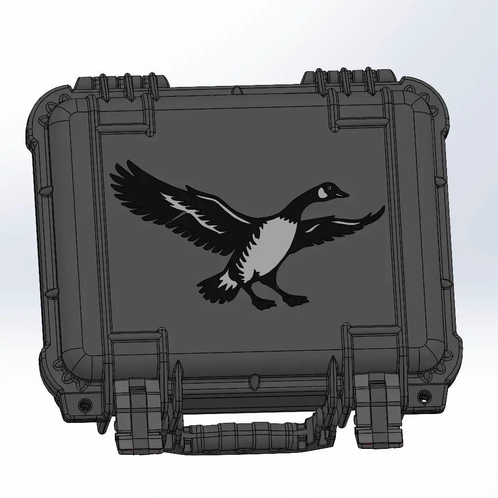 Compact Container Goose Design