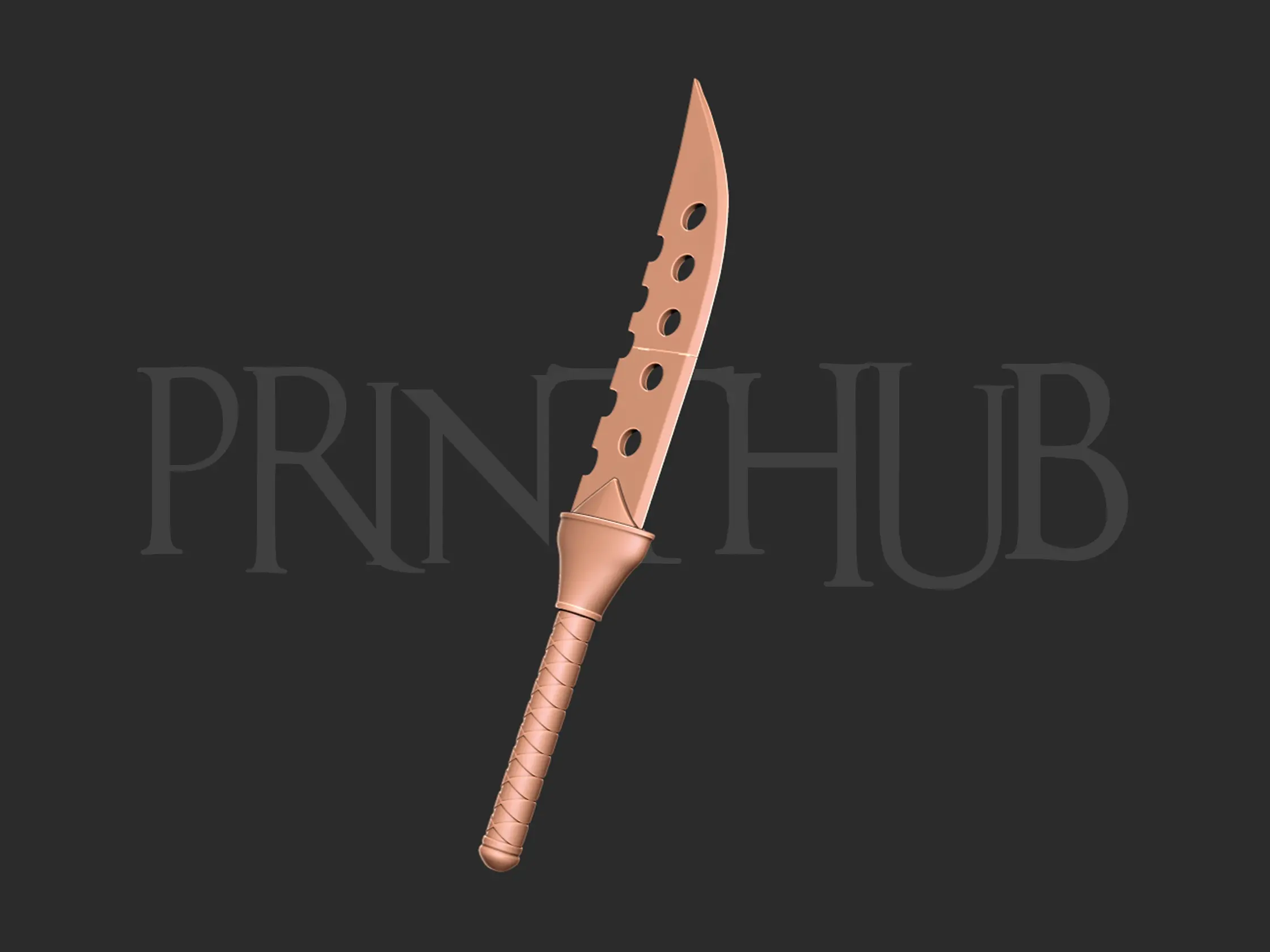 İblis Kılıcı Lostvayne - Yedi ölümcül günah 3D baskı modeli