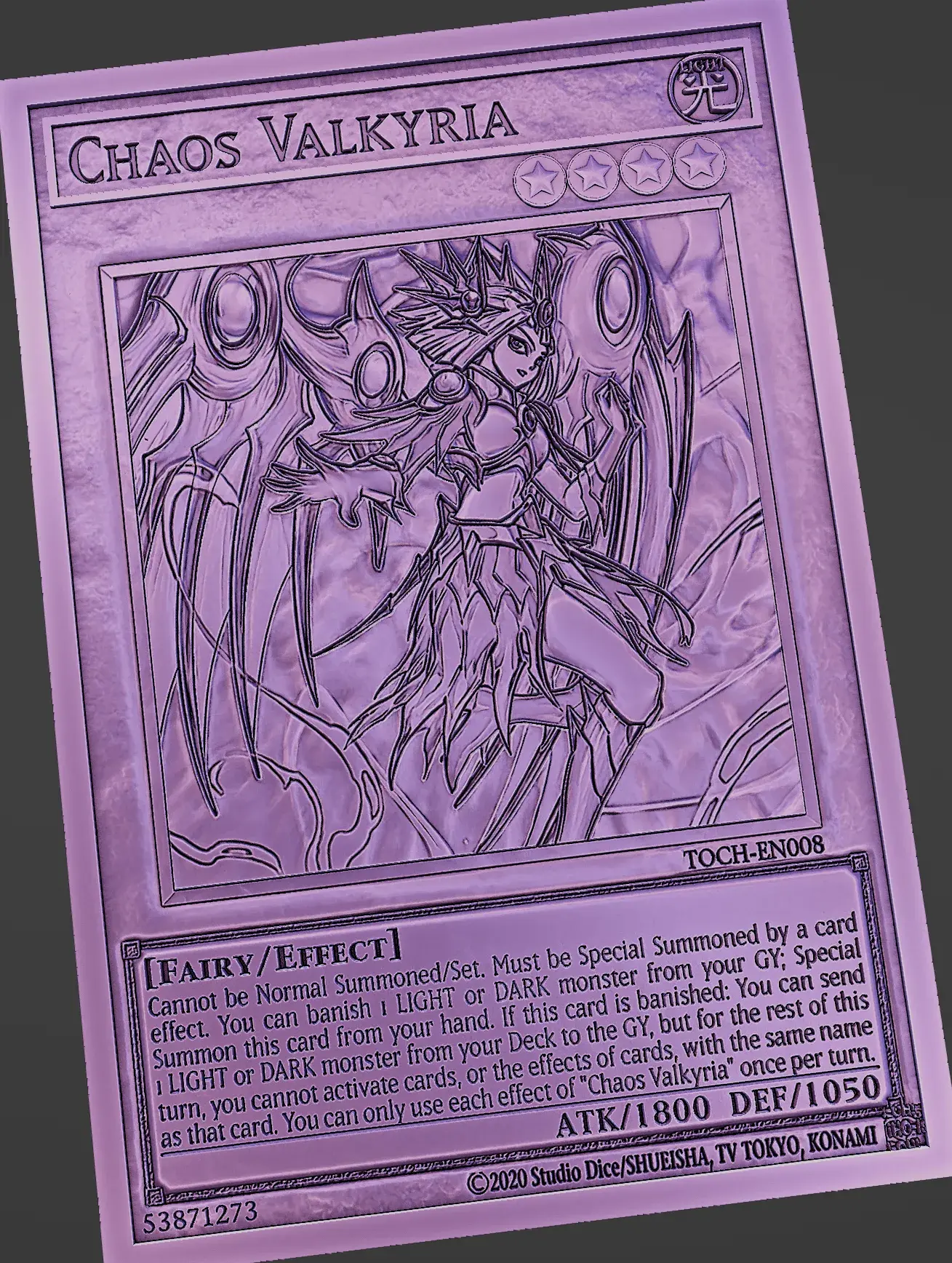Chaos Valkyria – BLCR-EN072 – Ultra Rare 1. Auflage – Einzelkarte Aus Battles Of Legend