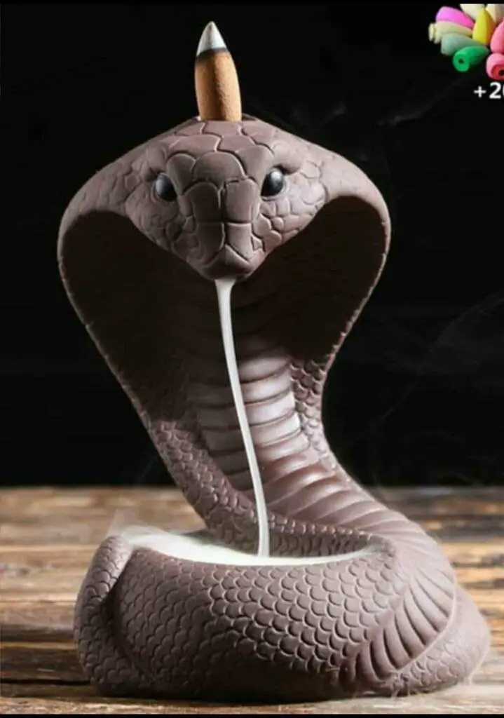 snake incense holder