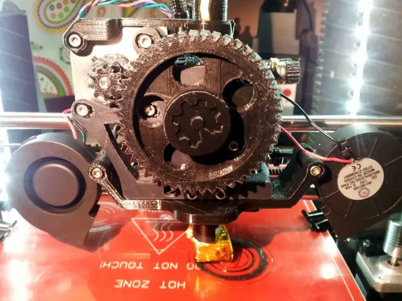 Simple dual centrifugal fan mount. Prusa I3 Gregs