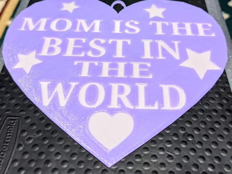Decoración de Corazón para Mamá