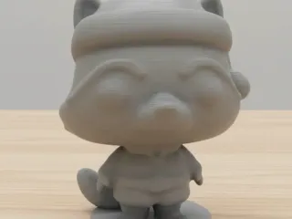 Chibi Christmas Raccoon