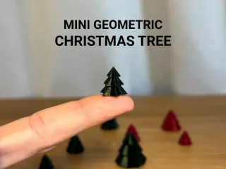 Mini Geometric Christmas Tree 2