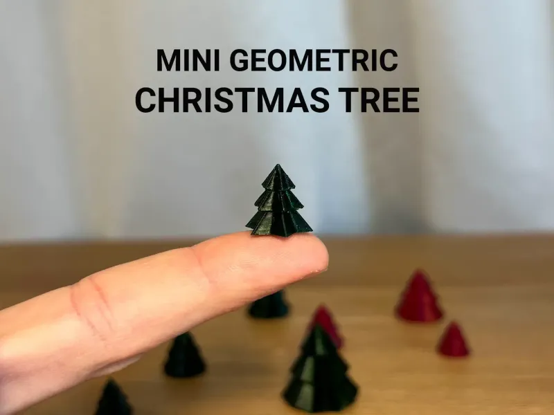 Mini Geometric Christmas Tree 2