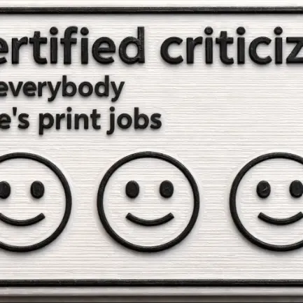 Sign for people who criticize others 😆