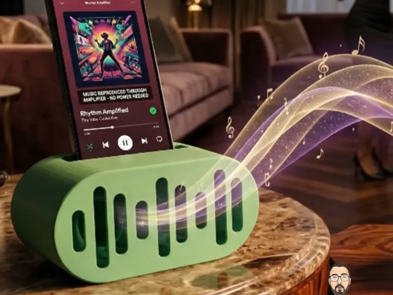 Passive Acoustic Amplifier & Phone Stand V26