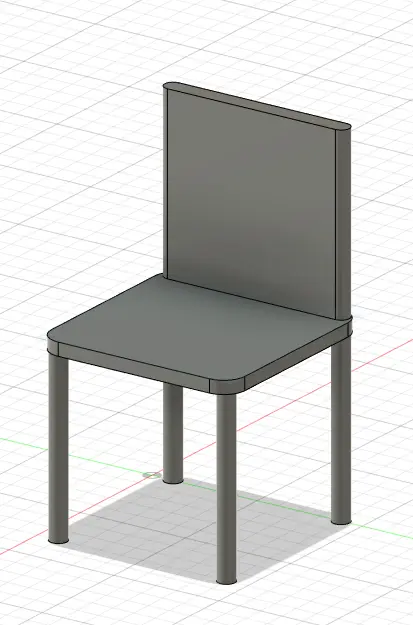Basic Miniature Chair