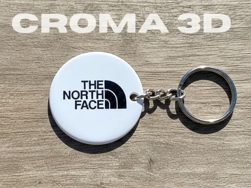 The North Face keychain