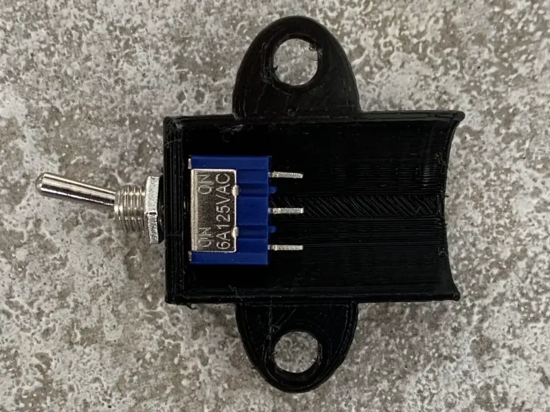 Montage d'un mini-interrupteur à bascule