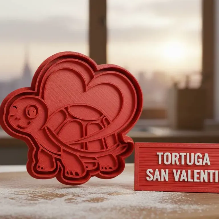tortuga cookie cutter san valentin