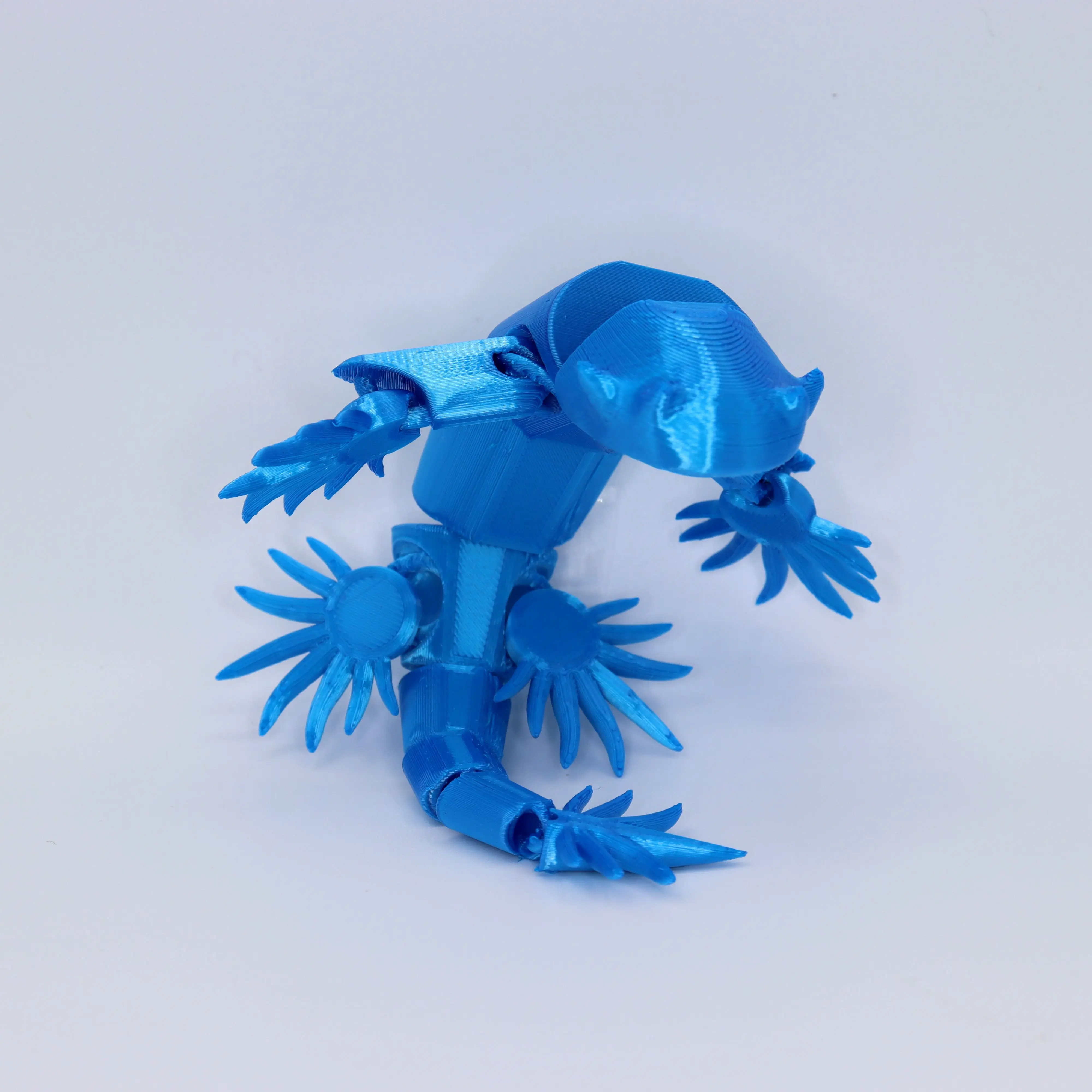 Dragon de mer bleu articulé
