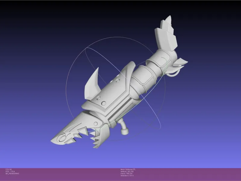 League Of Legends Jinx Fishbone Printable Assembly