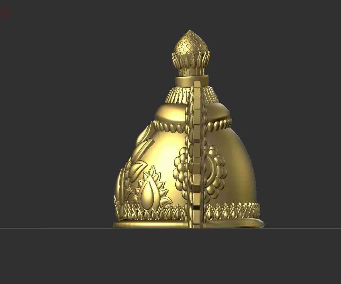 modelo de impresión 3D de la corona