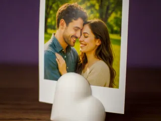 Clean Heart Photo Holder