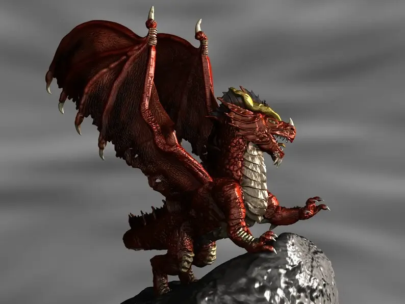 Dragón rojo DnD- Dragon rouge DnD