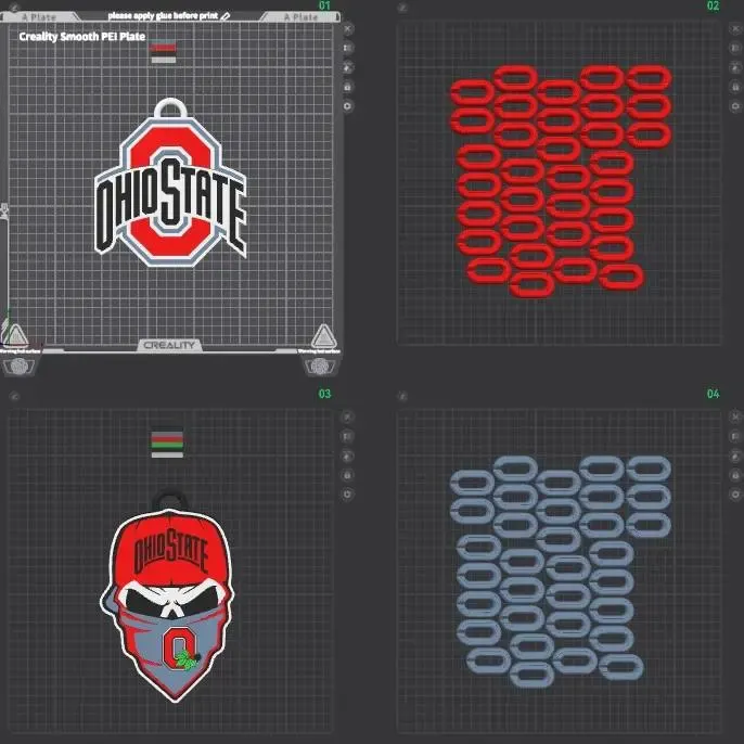 OHIO STATE HYPE CHAINS