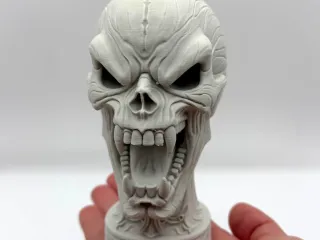Screaming Evil Skull