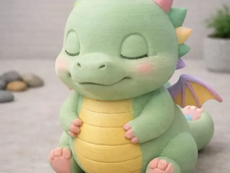 Cute Baby Dragon Chibi